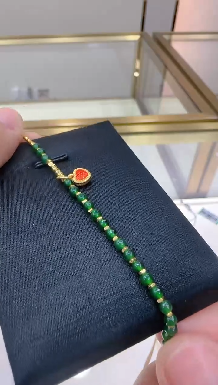 【闪购商品】翡翠手串银S925镶嵌团购多样性发一件