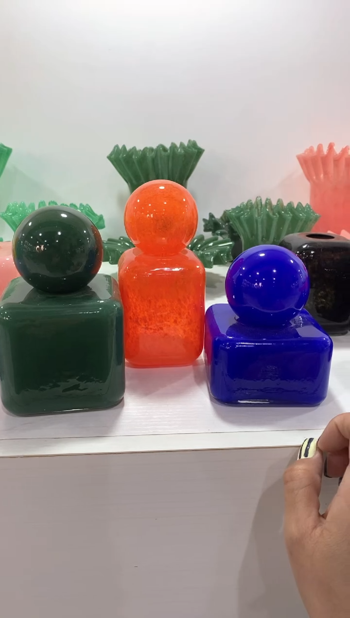 【闪购商品】琉璃慕忆家花瓶3套