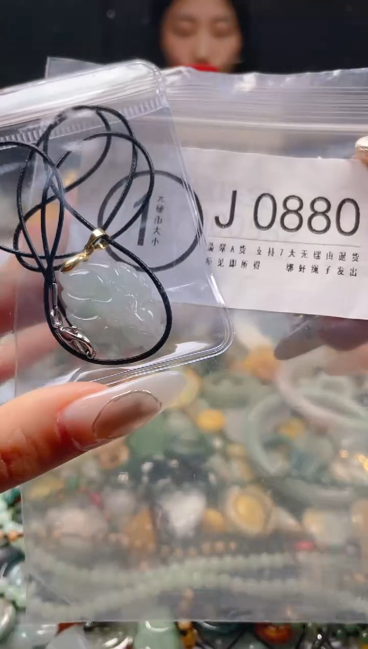 【闪购商品】翡翠颈饰未镶嵌/J/翡翠A货一图一物