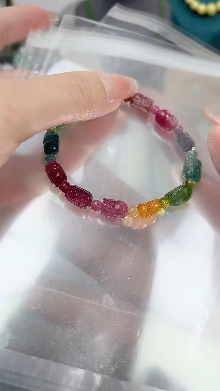 【闪购商品】碧玺手链未镶嵌貔貅2200