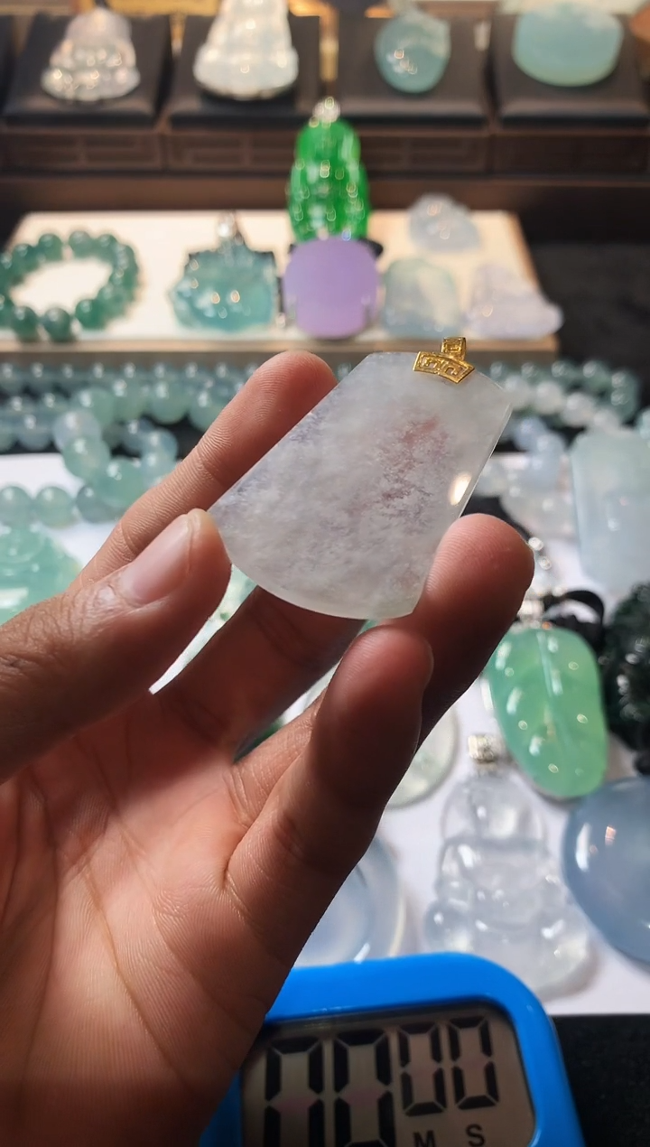 未镶嵌定制翡翠拾***～ 4063毛货不退不换