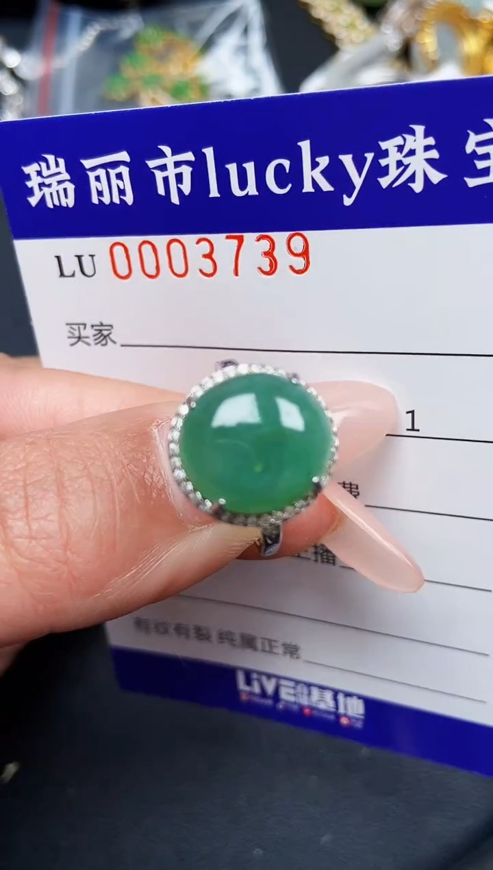 【闪购商品】翡翠颈饰银S925镶嵌3739