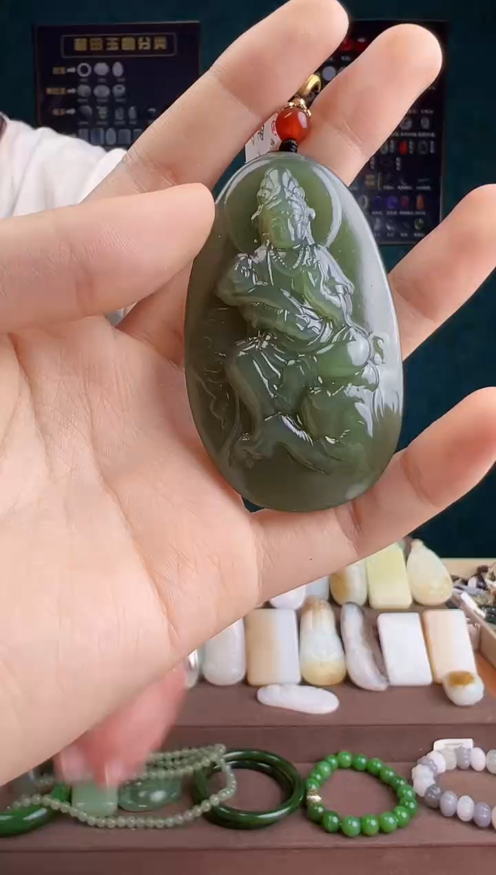 【闪购商品】和田玉颈饰未镶嵌ZZ 拍一发一 多样性发货