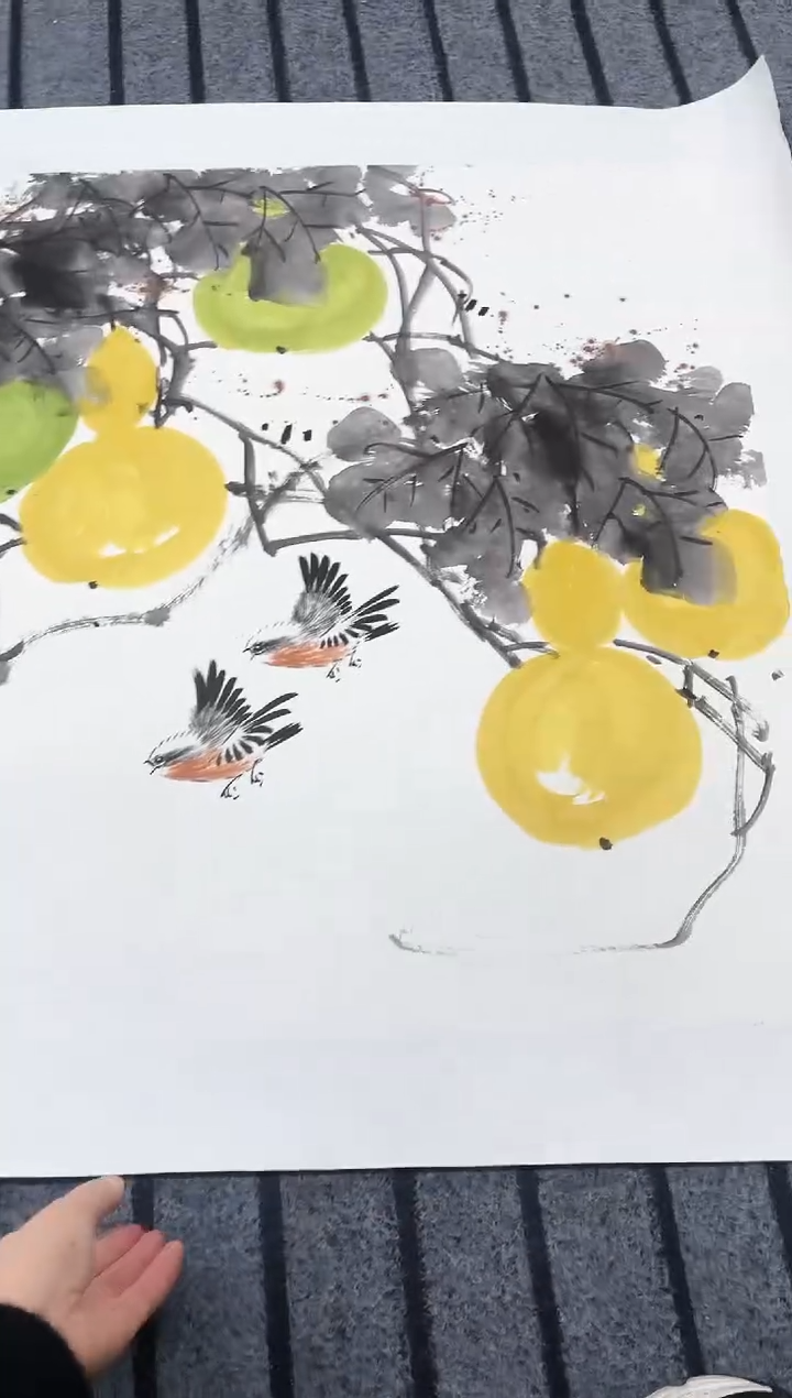 精品国画花鸟作品