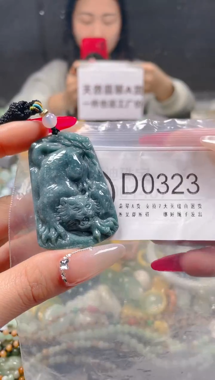 【闪购商品】翡翠颈饰未镶嵌/D/翡翠A货一图一物