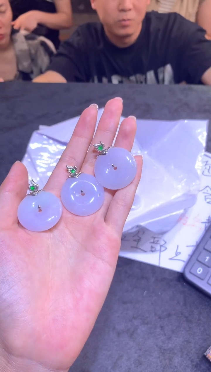 翡翠18K金镶嵌颈饰7001326/888/多样性发/1件