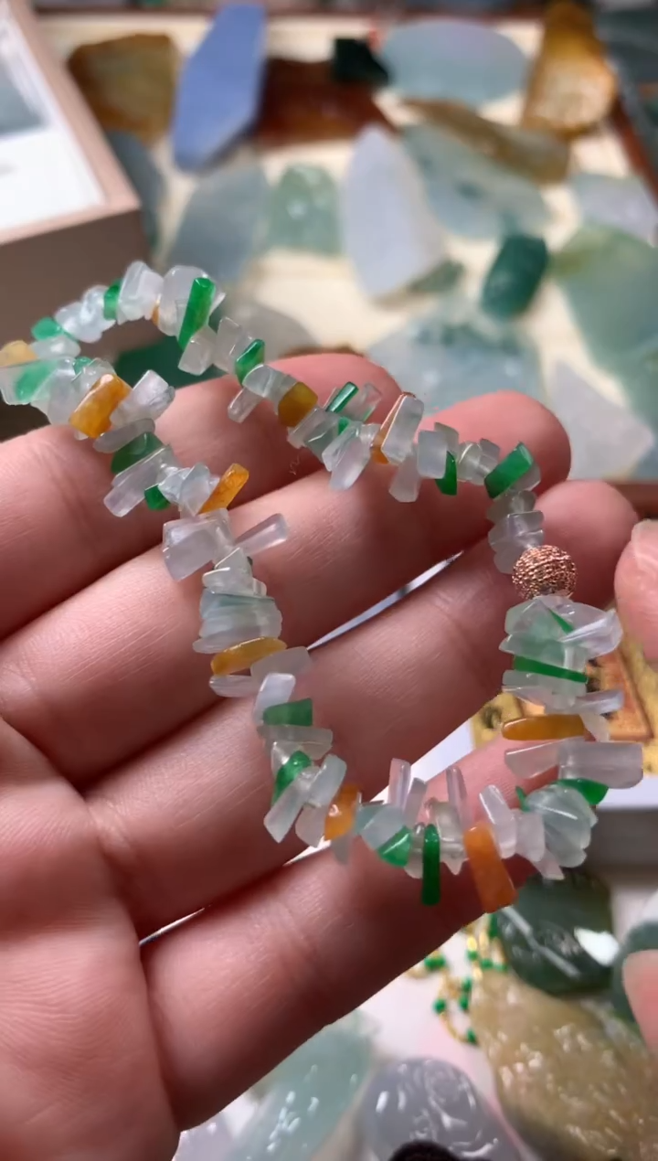 【闪购商品】翡翠手串未镶嵌多样性发货