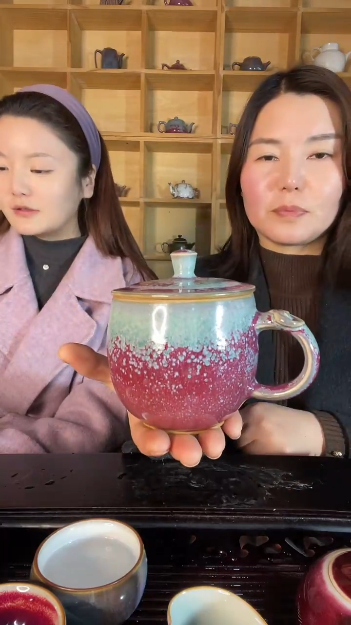 【闪购商品】摆件如意办公杯 土魂钧瓷