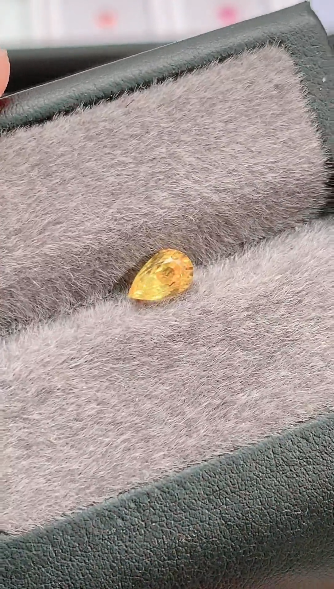 裸石蓝宝石1.18-1500天然金丝雀黄蓝宝石