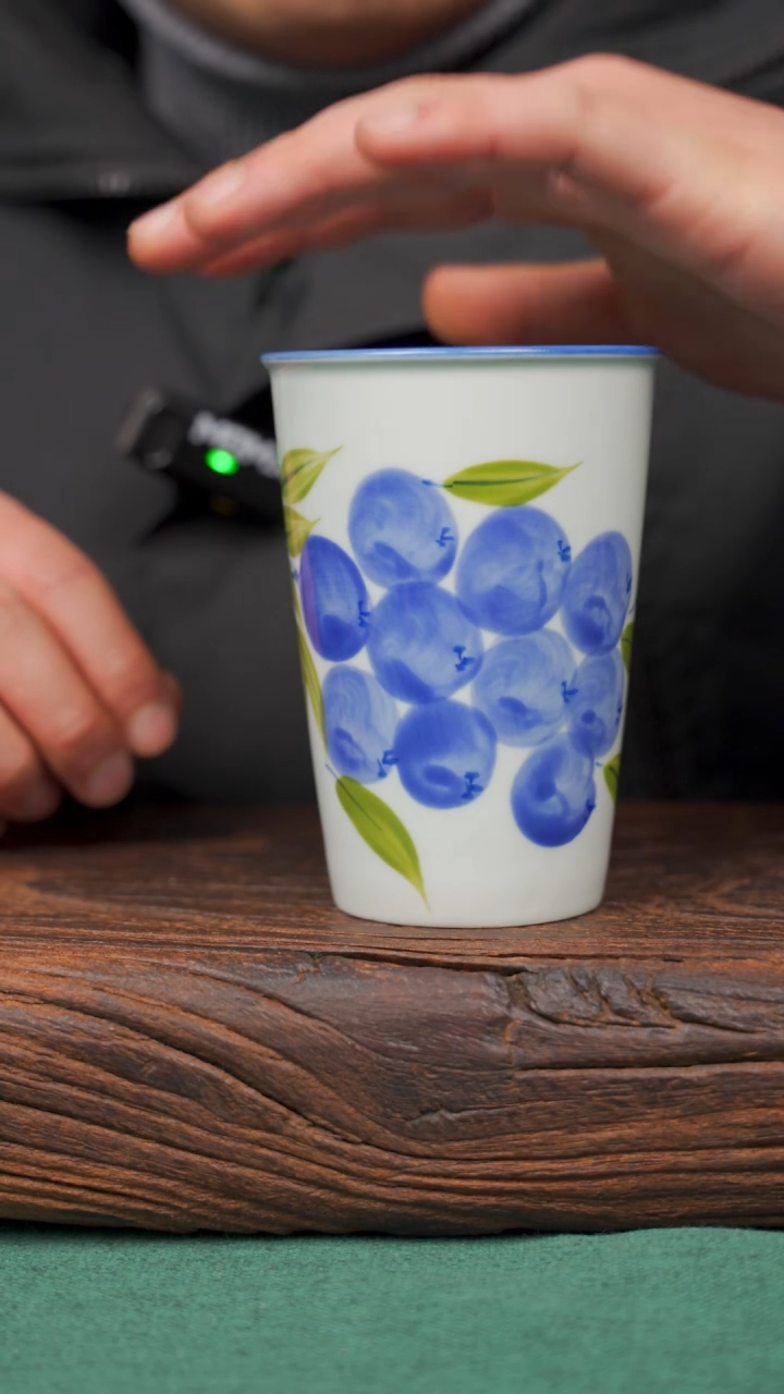 【闪购商品】瓷片105景德镇杯釉下手工手绘瓷器