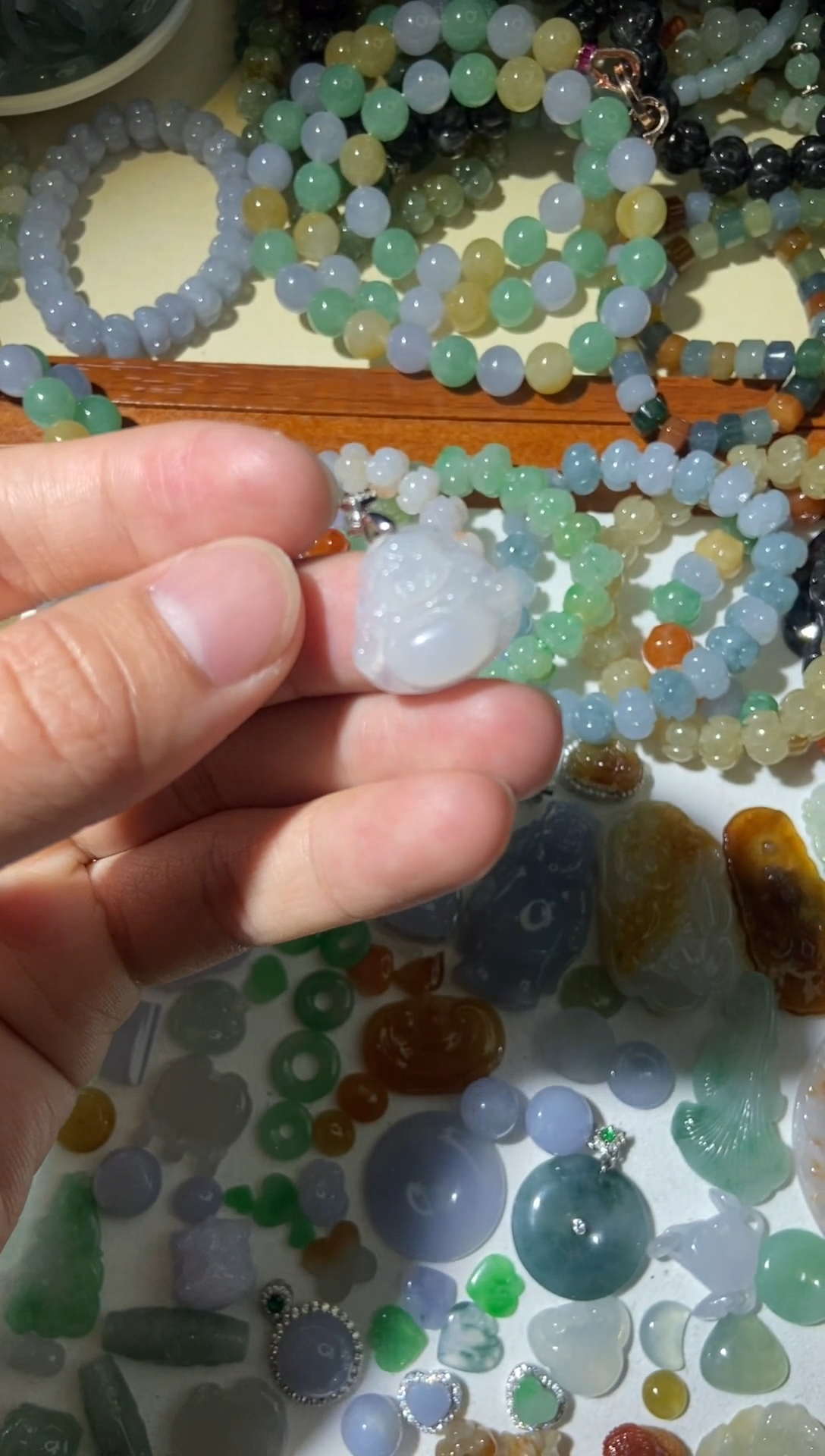 【闪购商品】翡翠颈饰未镶嵌【闪购商品】 天然翡翠