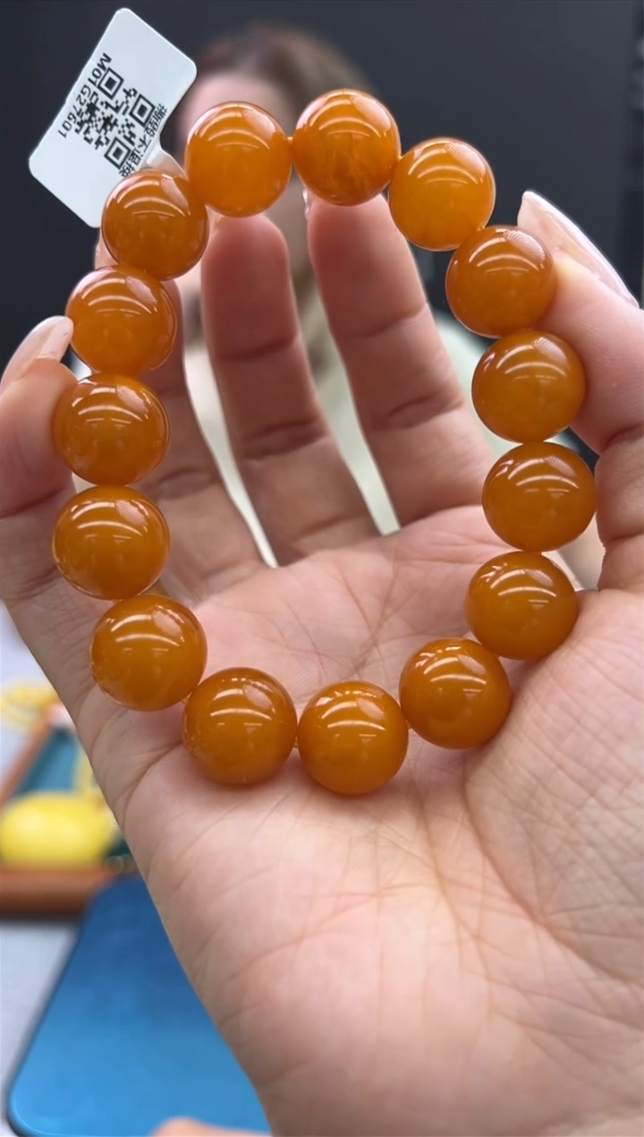 【闪购商品】琥珀手链未镶嵌30秒拍号
