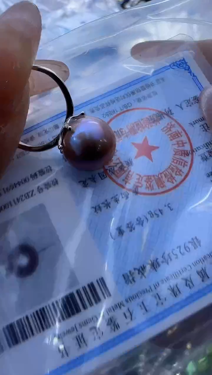 【闪购商品】淡水珍珠戒指银S925镶嵌364
