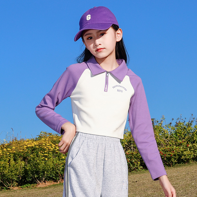 清仓女童卫衣春秋薄款儿童洋气秋季长袖T恤大童套装休闲衣服19549