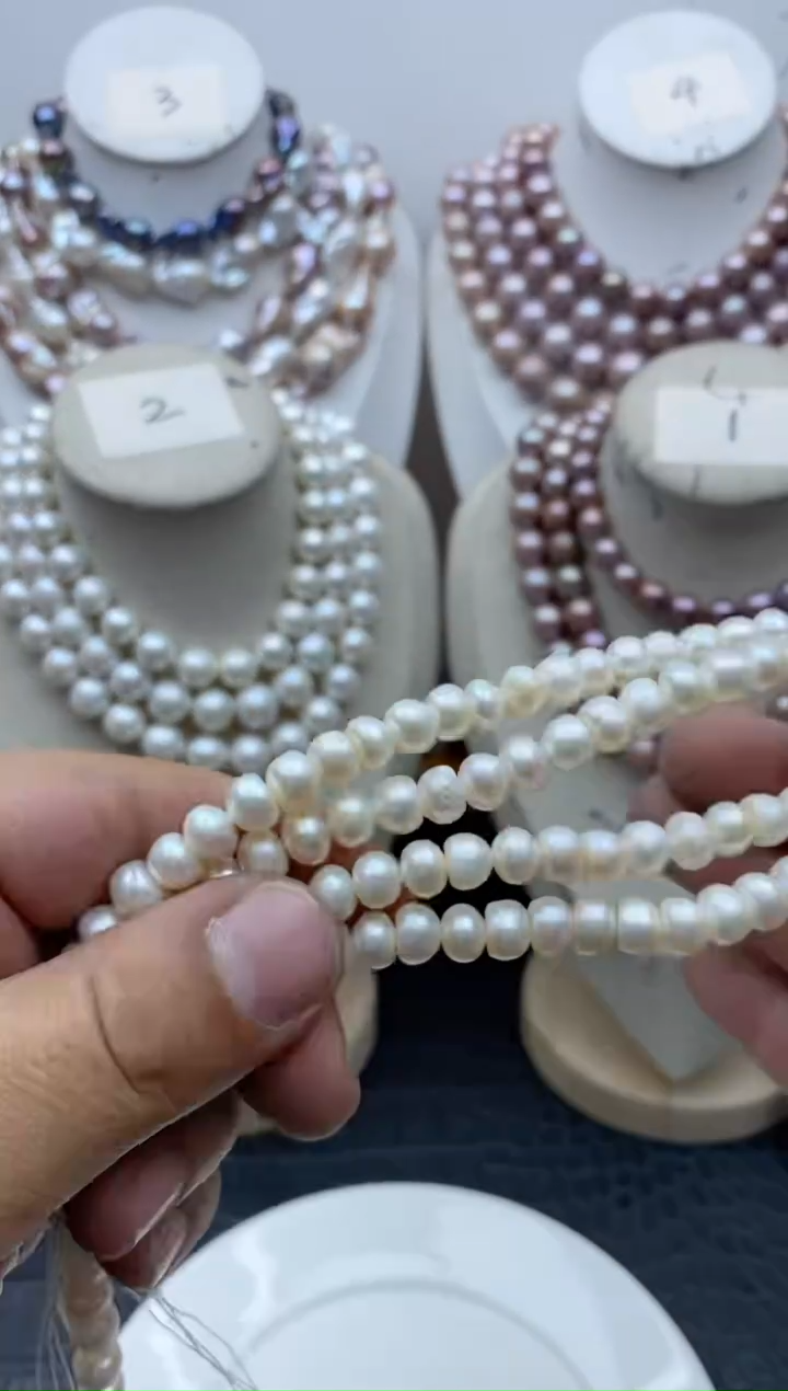 【闪购商品】淡水珍珠颈饰未镶嵌2124