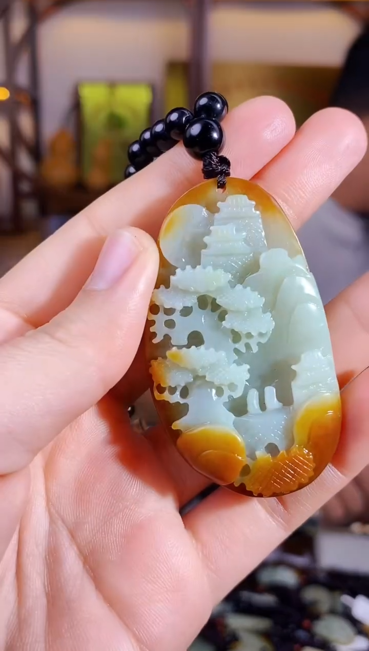 【闪购商品】和田玉颈饰未镶嵌1