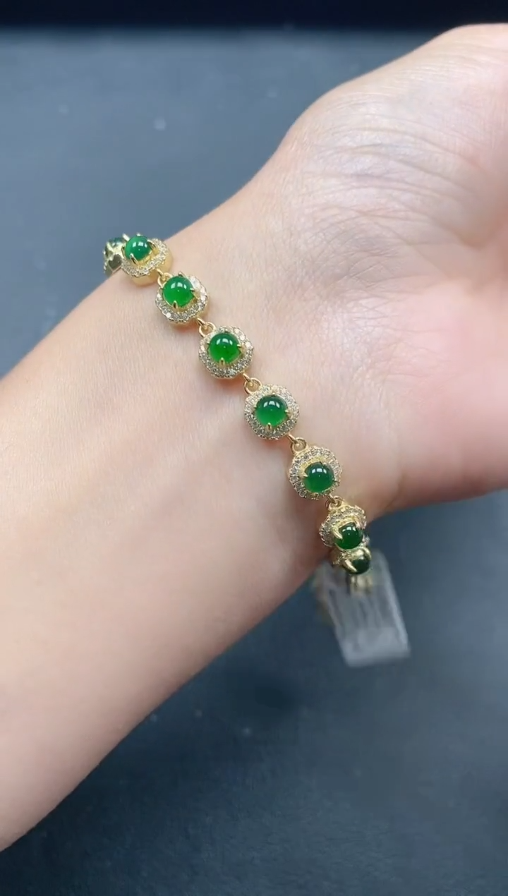 银S925镶嵌戒指翡翠11