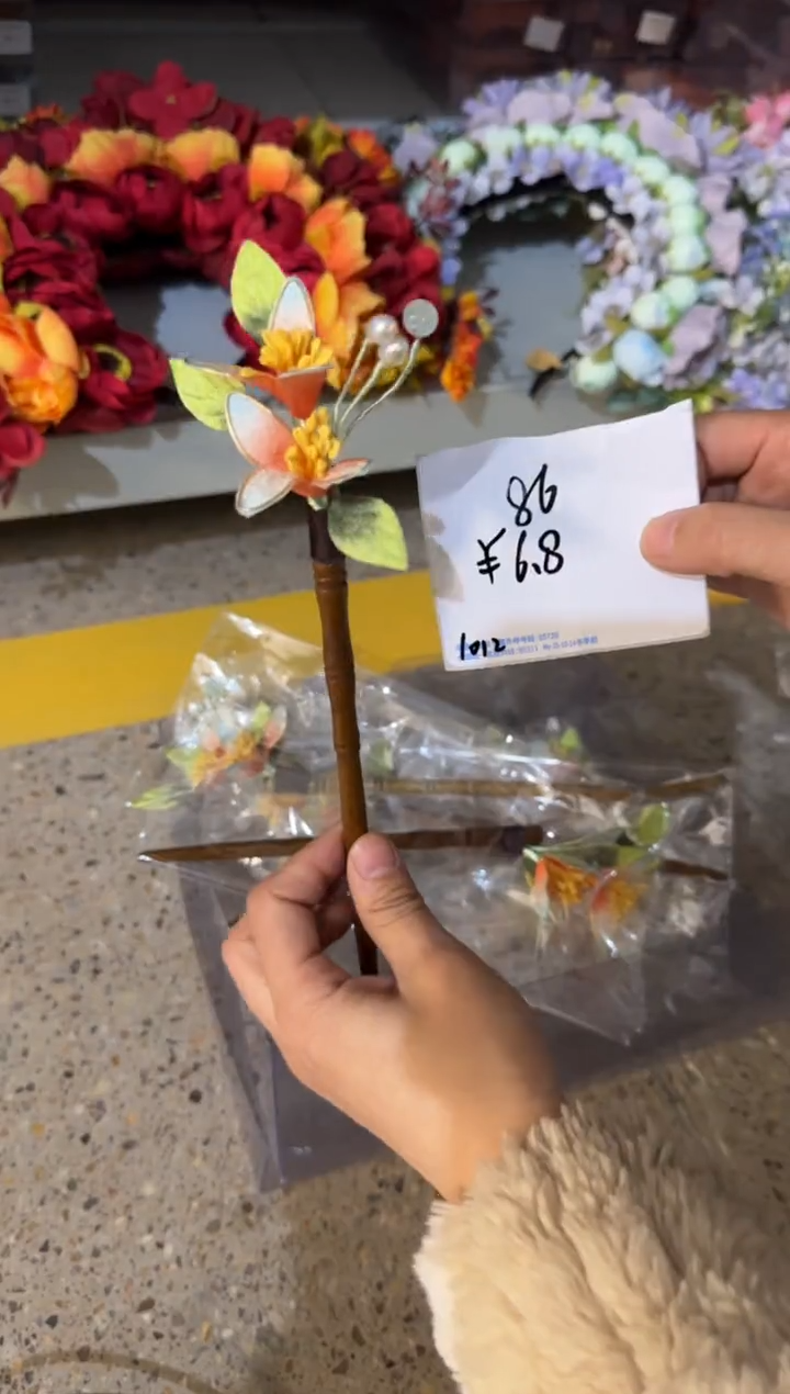 合金布艺头饰一月二86