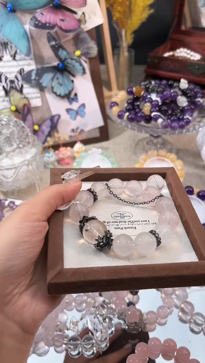 【闪购商品】水晶手链未镶嵌多样性发货颜色微差发其一