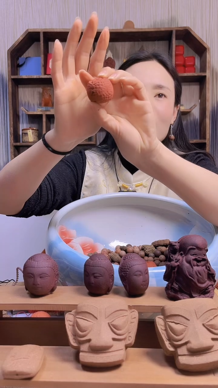 【闪购商品】泥塑古法合香散珠子瑕疵8号