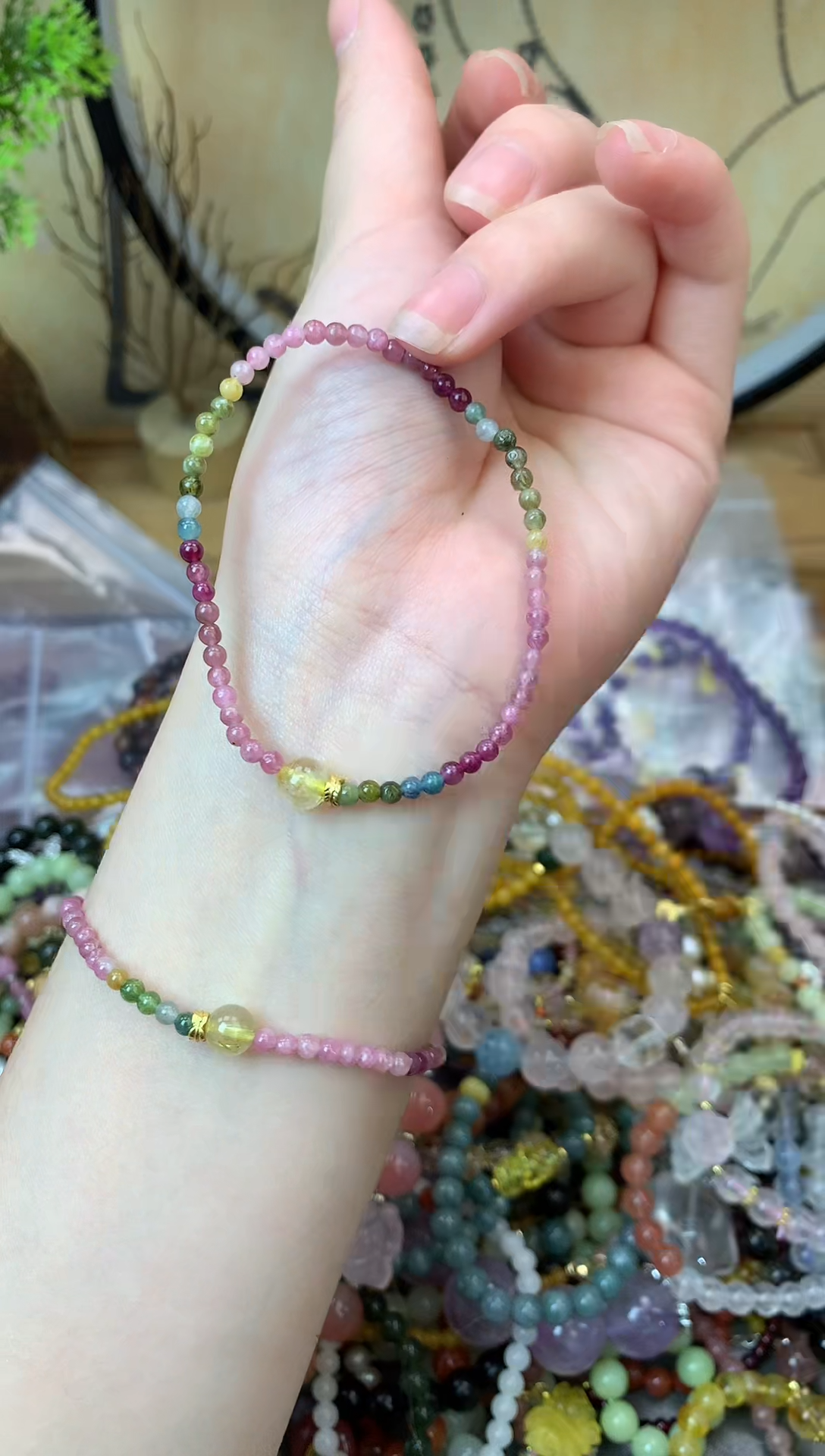 【闪购商品】碧玺手链未镶嵌225手串