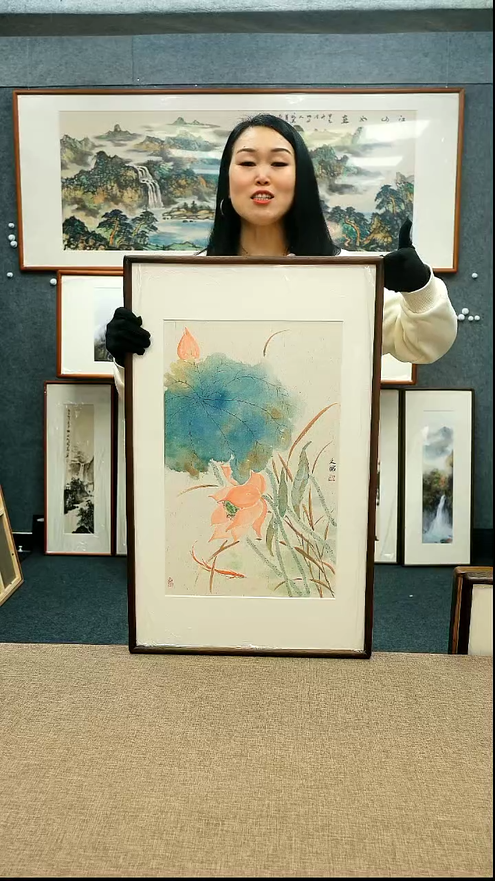 【闪购商品】国画48*77文诚老师花鸟