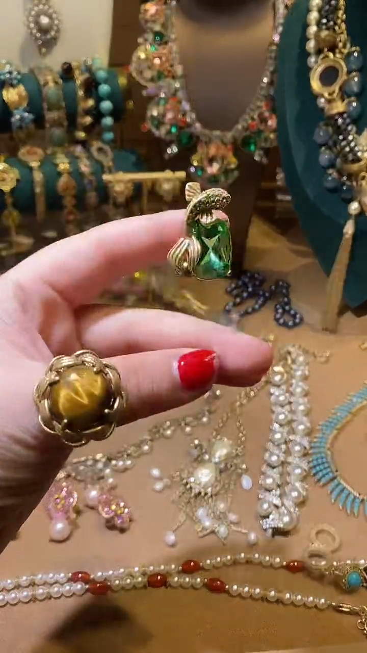 纯铜合金琉璃中古经典手饰饰品