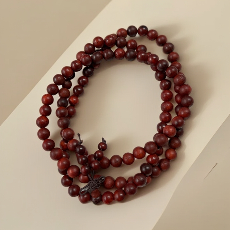 H028 神龙木-血精灵多圈手串