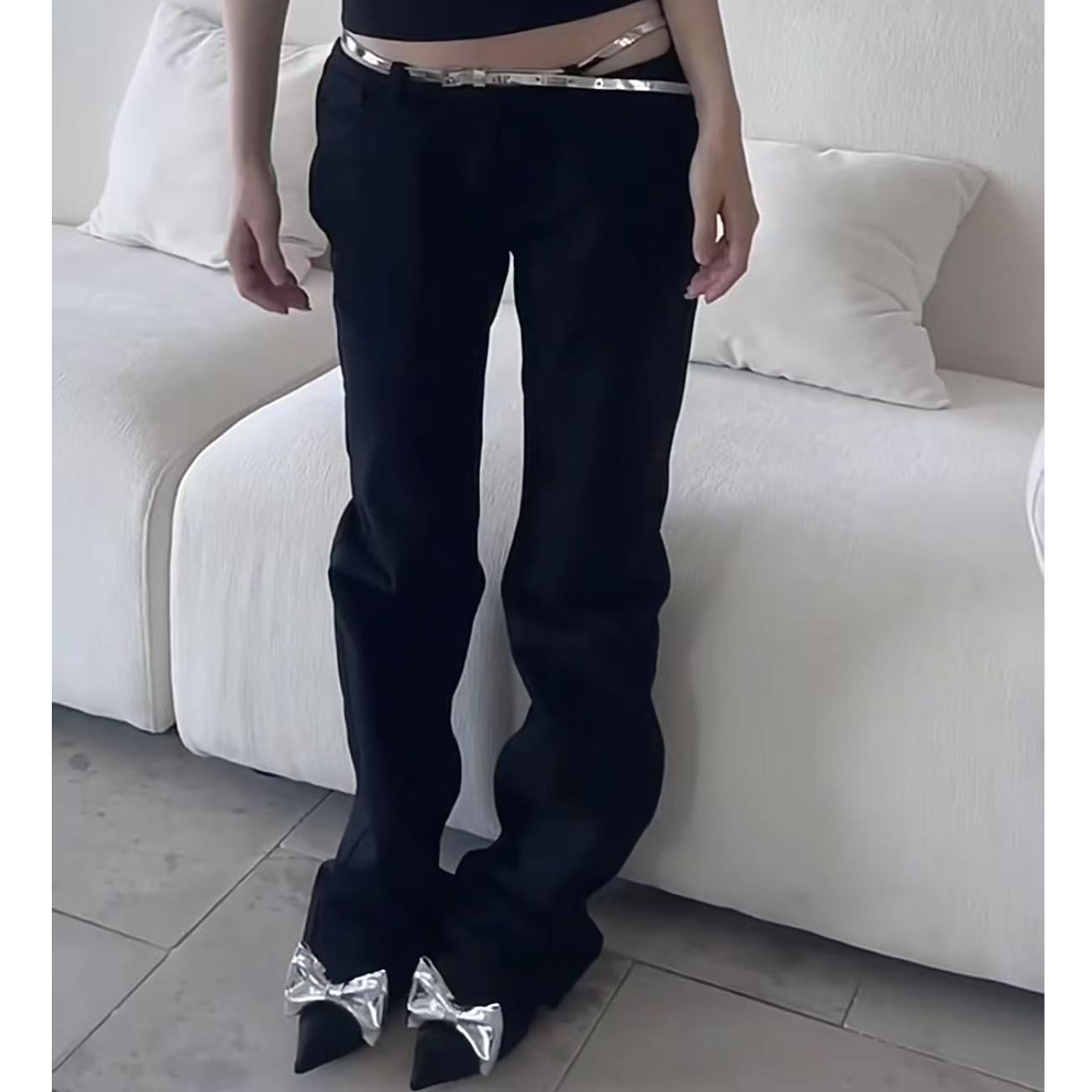 【LOCAT】statementcode   低腰牛仔裤   SCJ25SSJS001-C01U