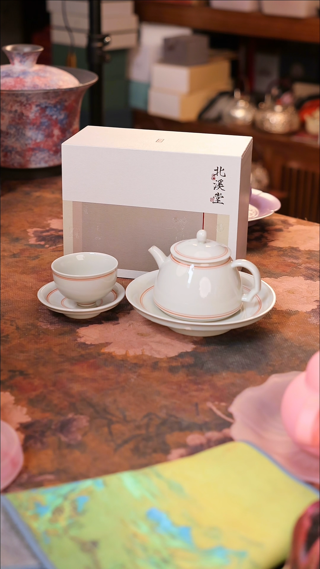 【闪购商品】陶瓷茶具（无礼盒无茶盘）@@A5164