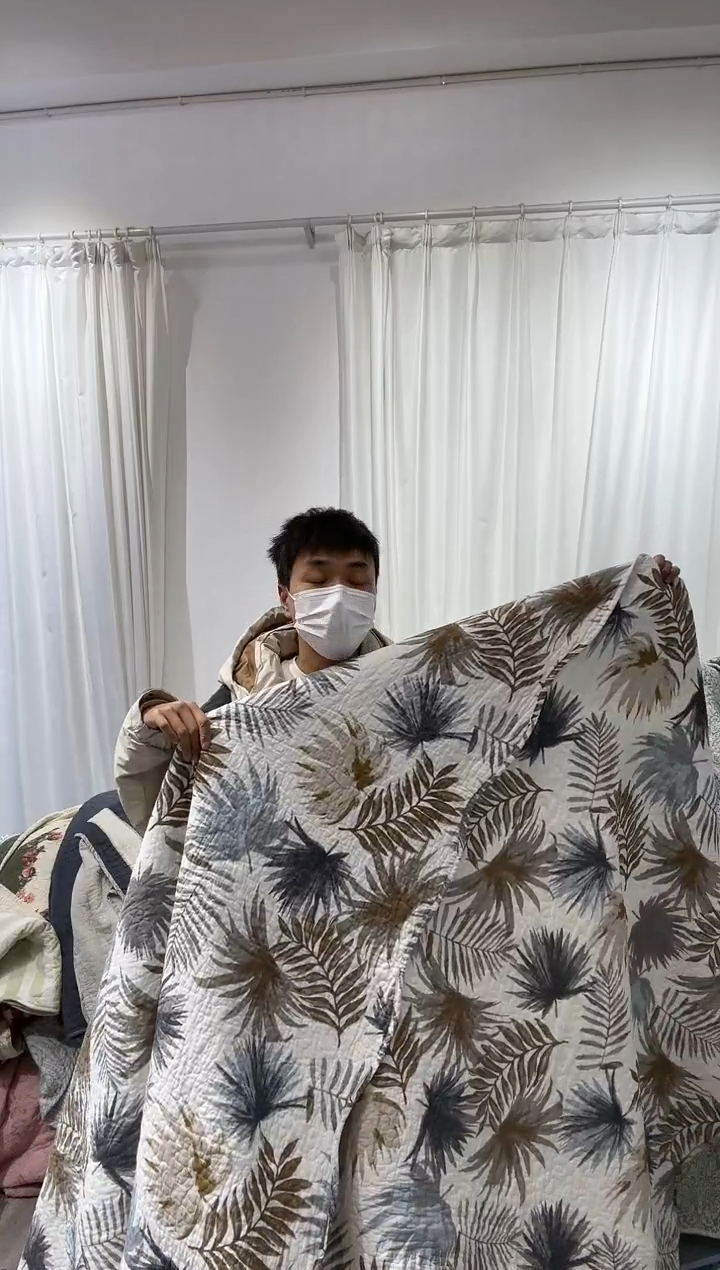 棉230*230纯棉床盖82号微瑕