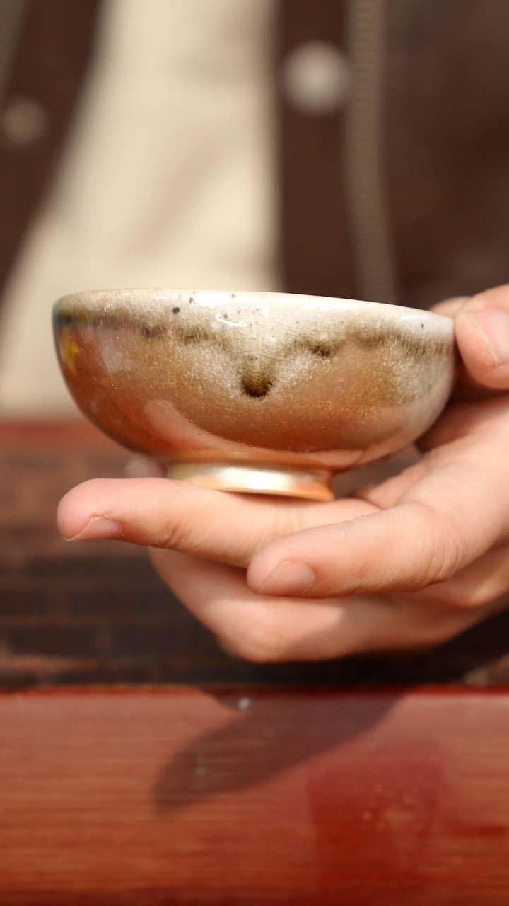 陶瓷奢瓷/瑞寅柴烧茶器（杯子）1601