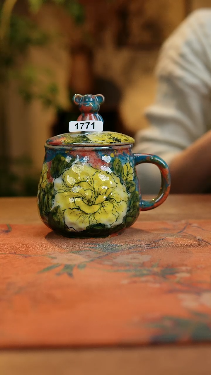 【闪购商品】瓷片1771景德镇手工手绘釉下彩高温瓷