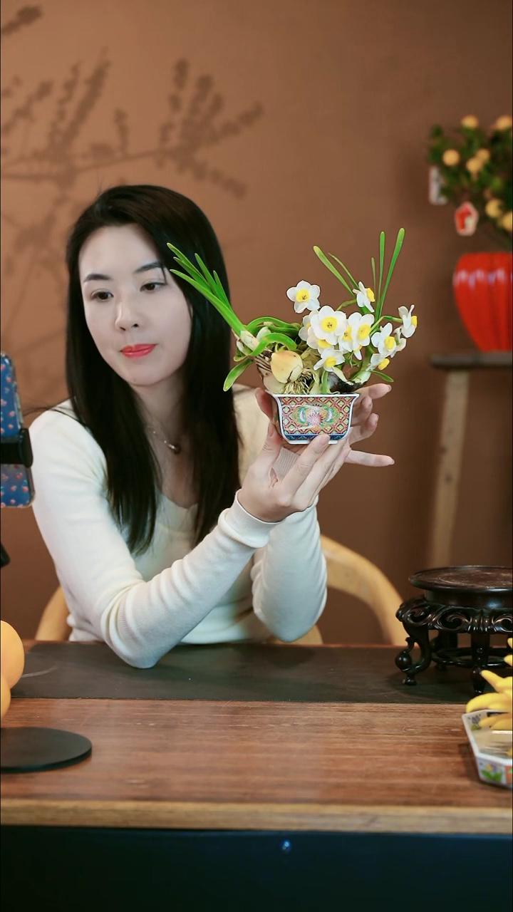 【闪购商品】盆景雕刻水仙