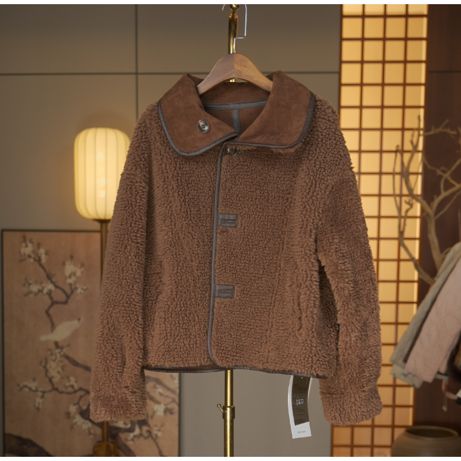 【陶釉天成-羊毛外套】中式国风潮流羊毛外套4129