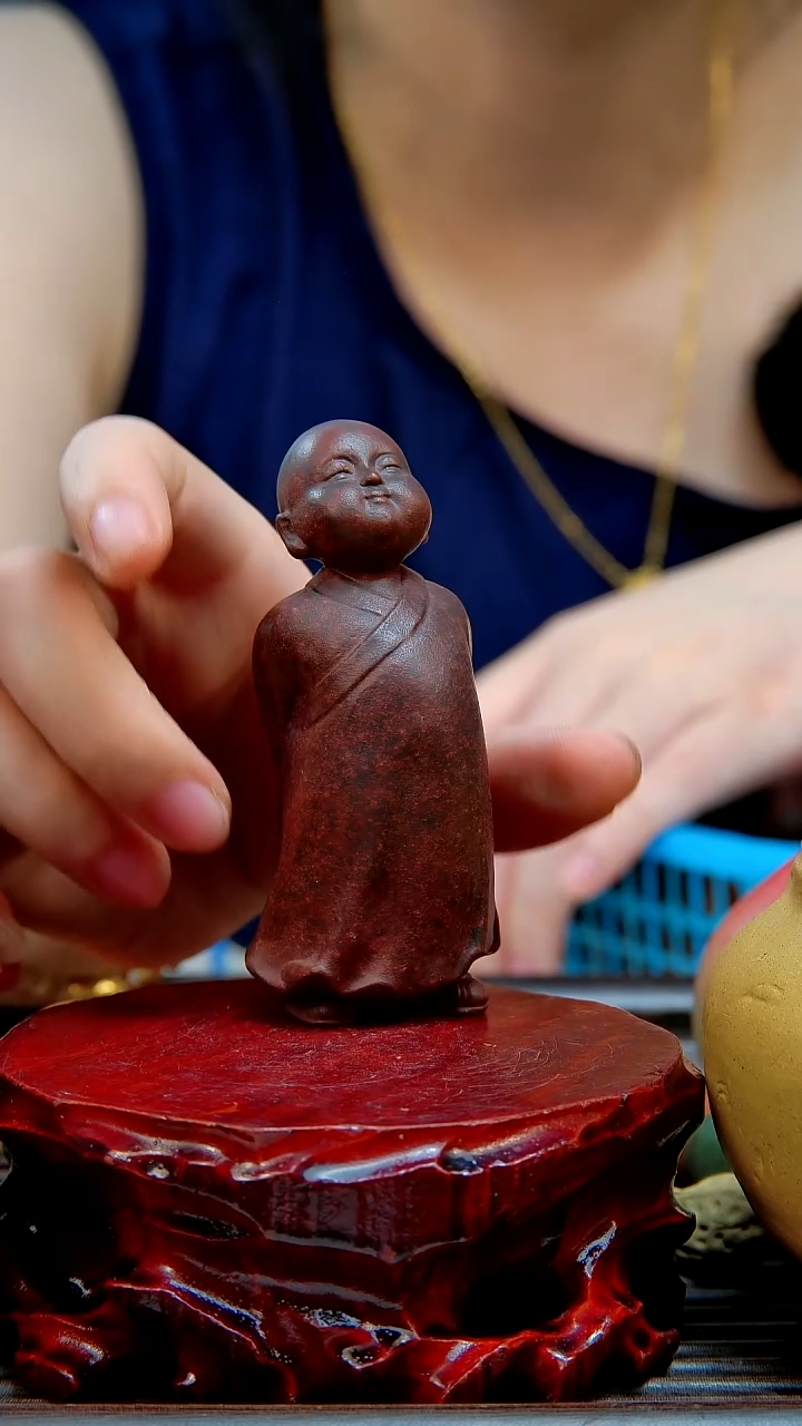 宜兴紫砂手工和尚