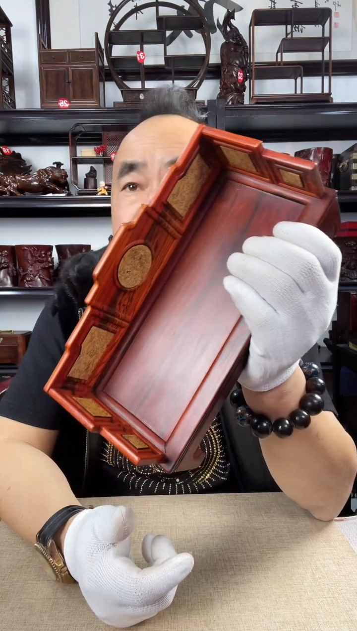 木老李红木工艺品299瑕疵