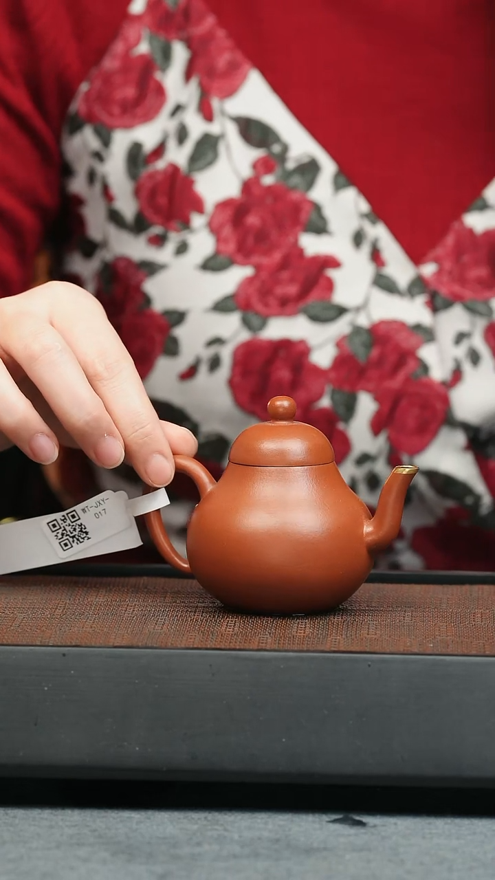 【闪购商品】紫砂茶壶思亭壶-最美思亭-金镶玉