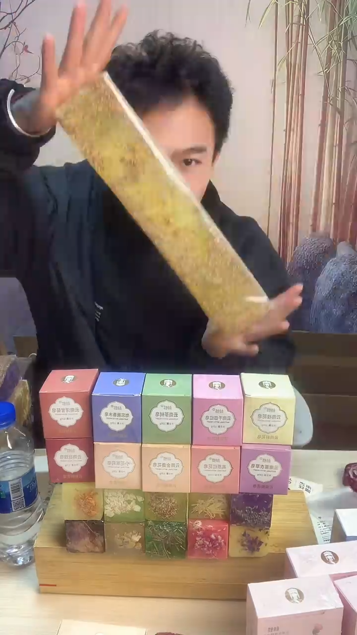 长条桂花手工皂一个
