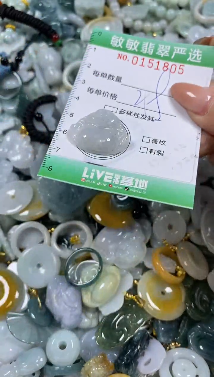 翡翠未镶嵌颈饰闪购0151805