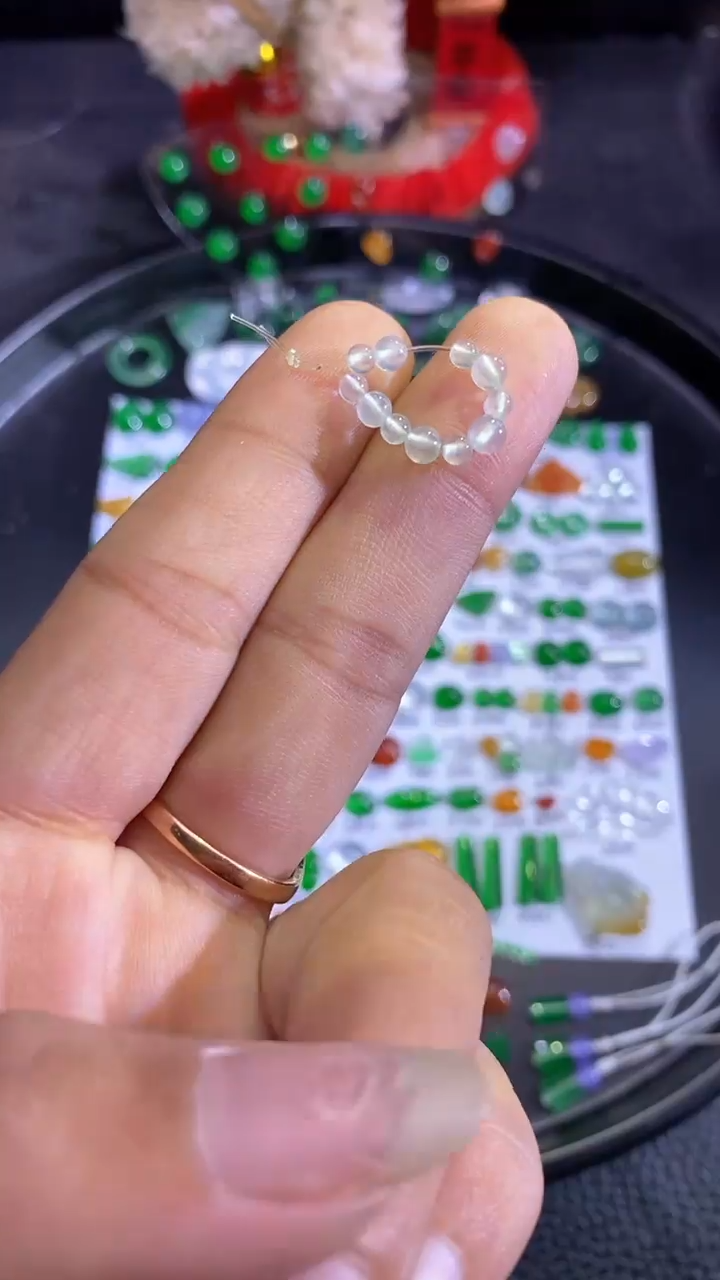 未镶嵌挂件翡翠珠子