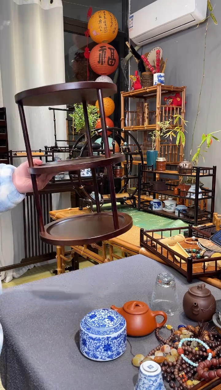 【闪购商品】圆形博古架手工制作