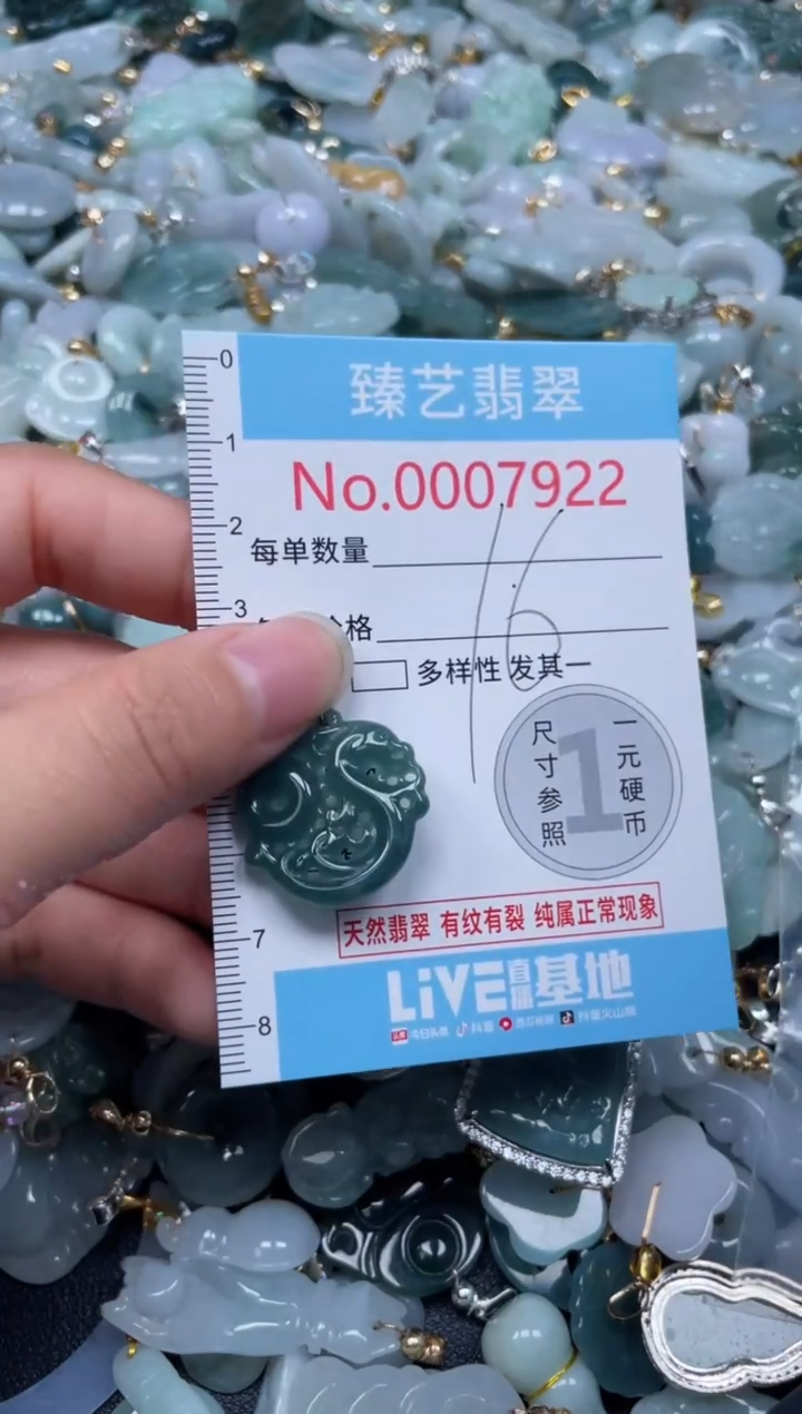 颈饰未镶嵌翡翠7922