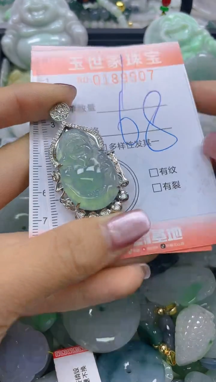 【闪购商品】翡翠颈饰未镶嵌闪购0189907