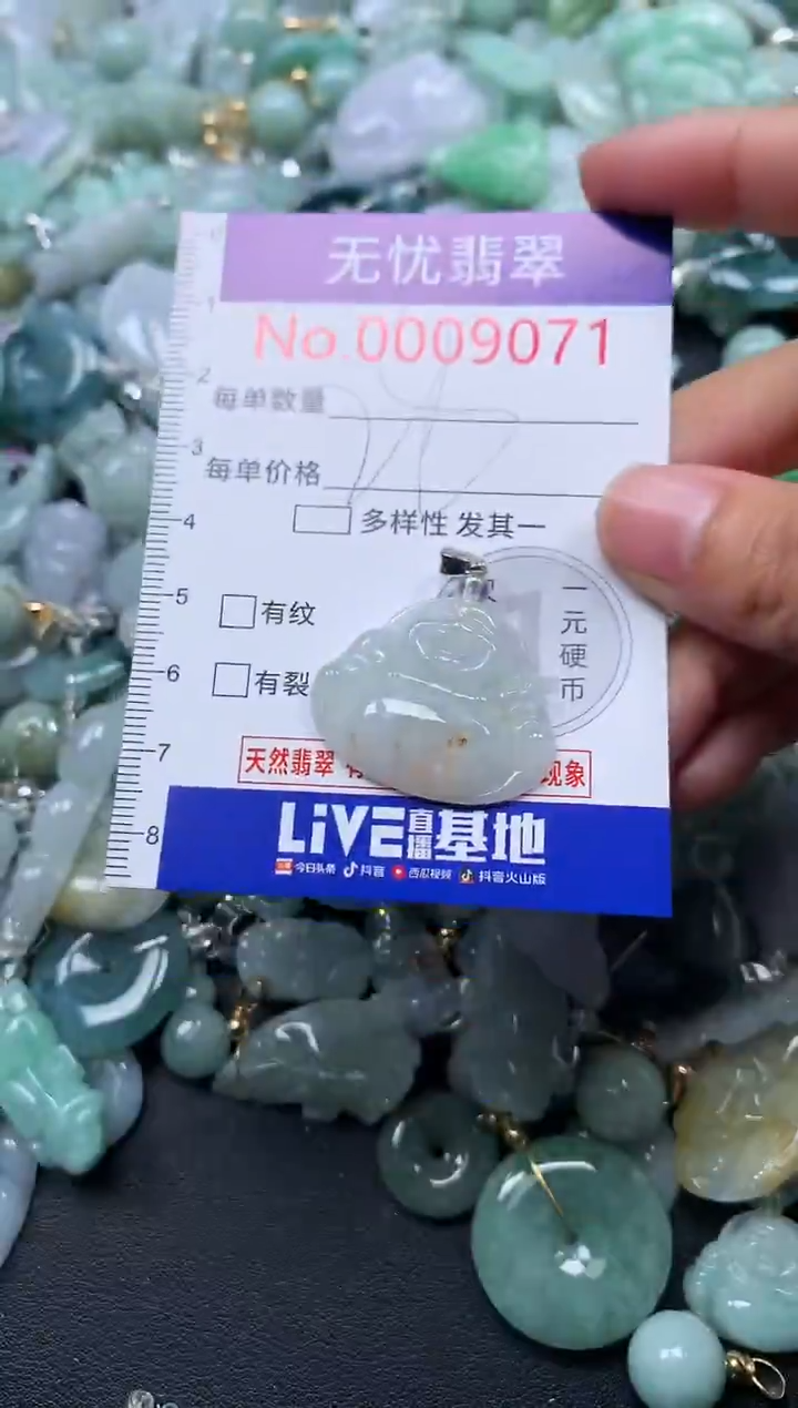颈饰未镶嵌翡翠9071