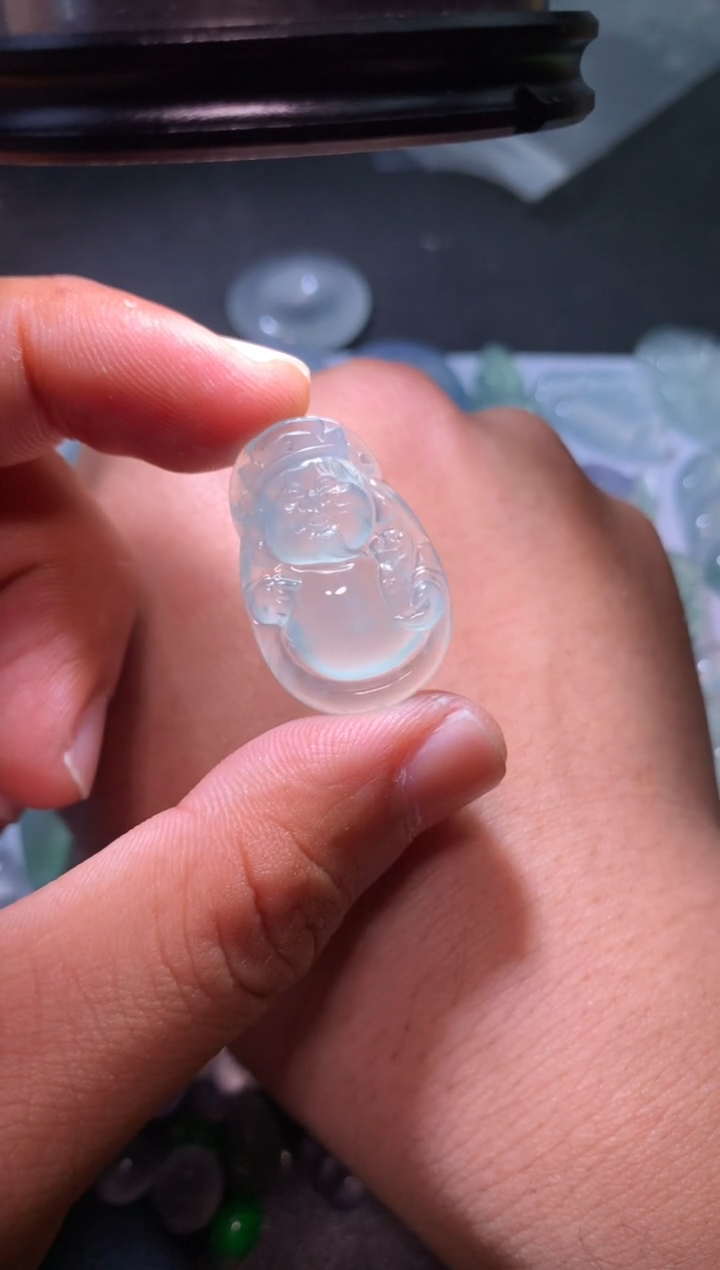 【闪购商品】翡翠颈饰未镶嵌财神