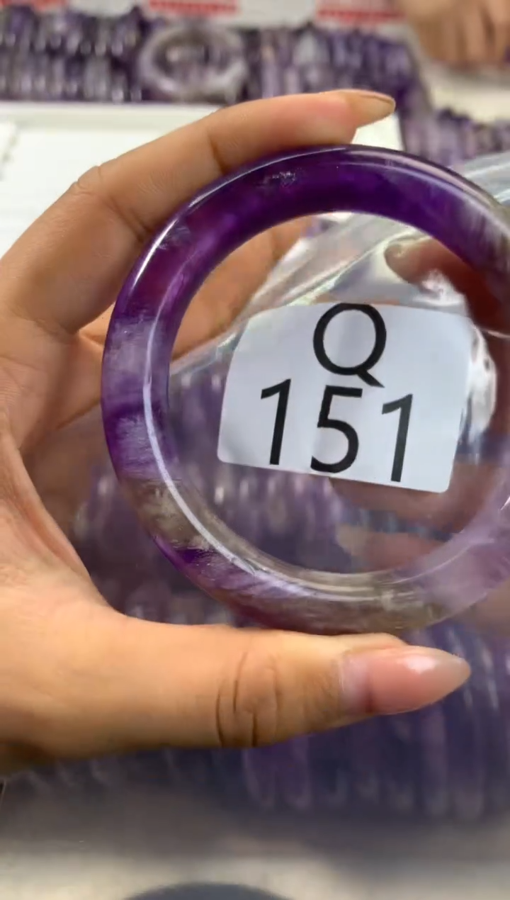 【闪购商品】水晶水晶手镯Q未镶嵌151-57