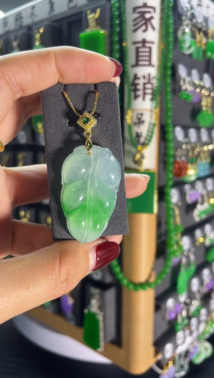 【闪购商品】翡翠耳饰银S925镶嵌217..