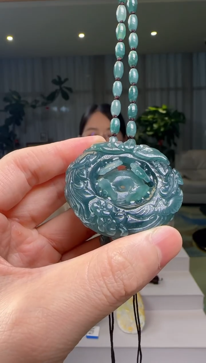 翡翠未镶嵌吊坠(赠链)多样性发其一DY@@WS50718003