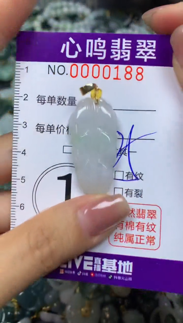 翡翠未镶嵌颈饰闪购00188